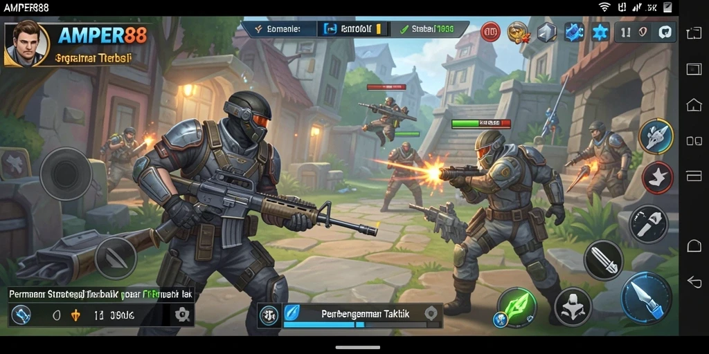 Tampilan gameplay intens dan menarik dari AMPER88 yang memikat.