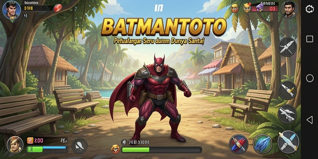 Tampilan menarik dari gameplay seru BATMANTOTO.