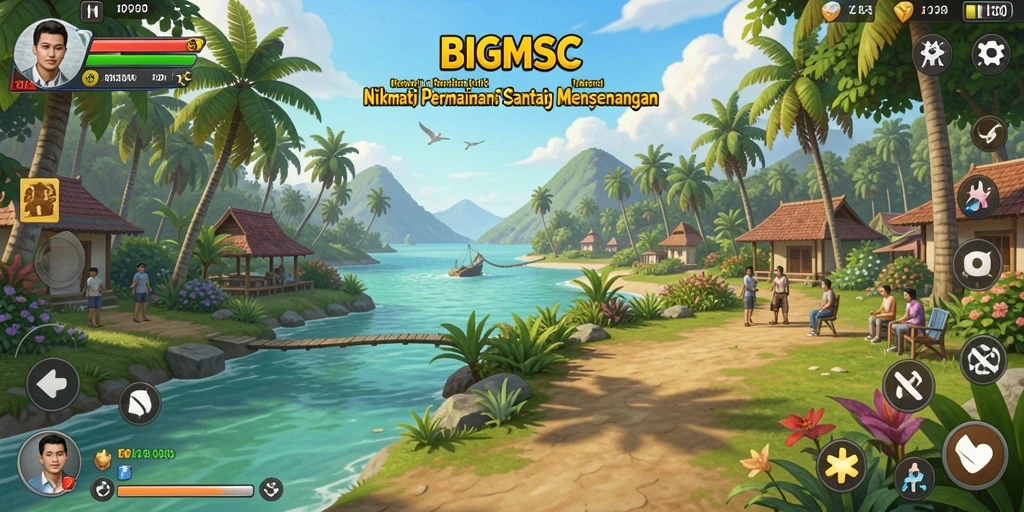 Screenshot menampilkan gameplay menarik dari BIGMSG yang menghibur.
