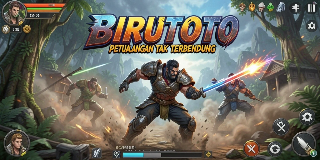 Tangkapan layar gameplay BIRUTOTO yang seru dan penuh aksi.