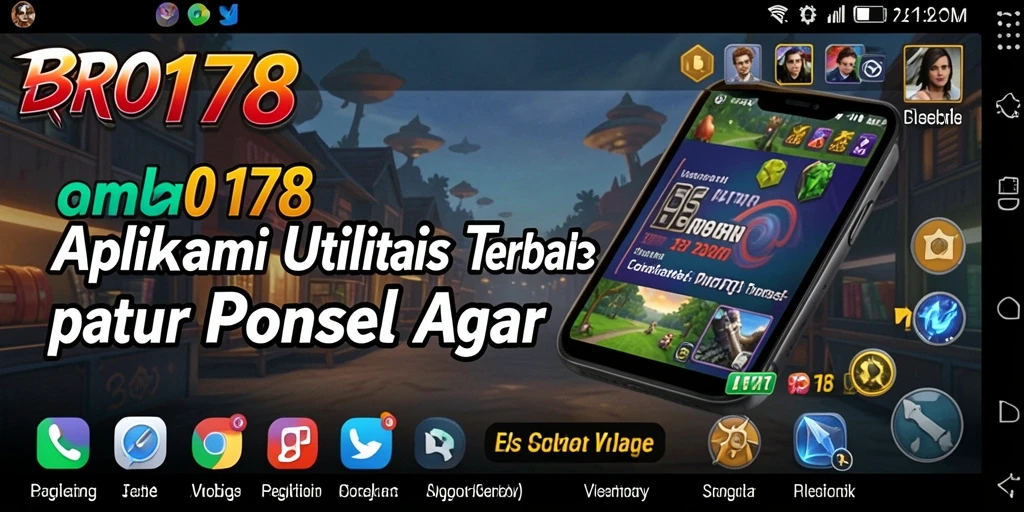 Tampilan screenshot BRO178 dengan fitur pengelola aplikasi.