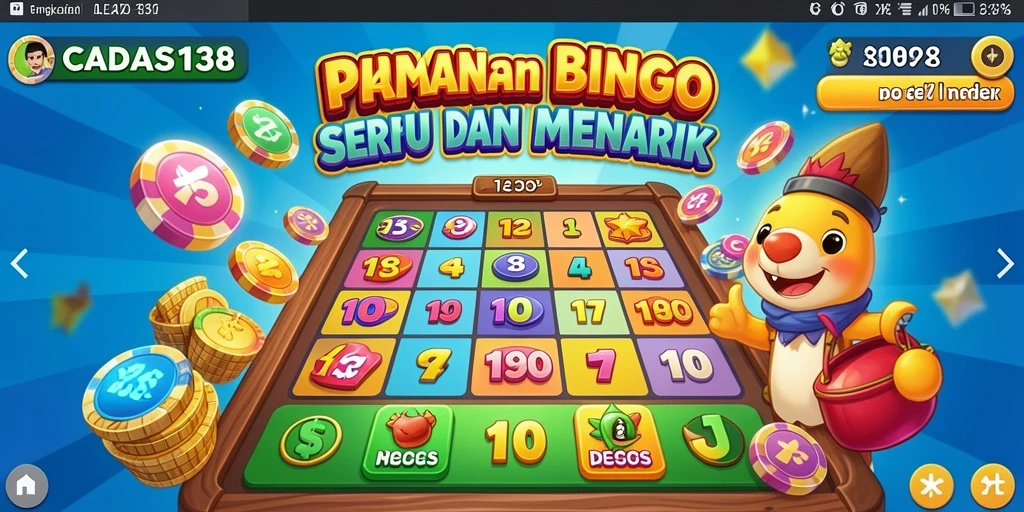 Tampilan gameplay Bingo yang seru dan interaktif dalam CADAS138.