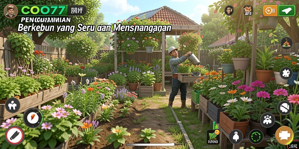 Menampilkan gameplay bertani yang interaktif dan menyenangkan.