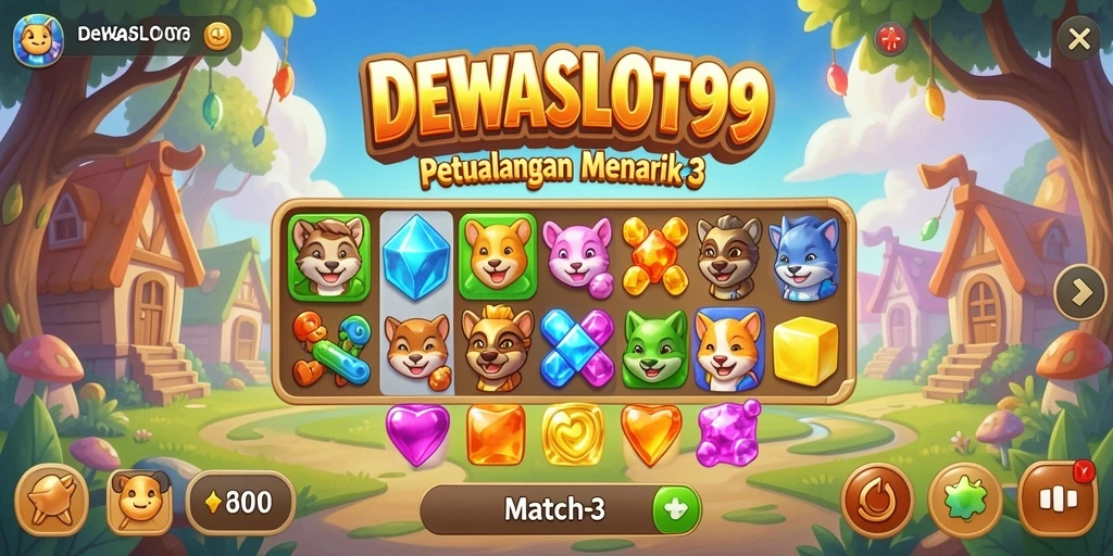 Tampilan menarik dari gameplay DEWASLOT99 yang menantang.