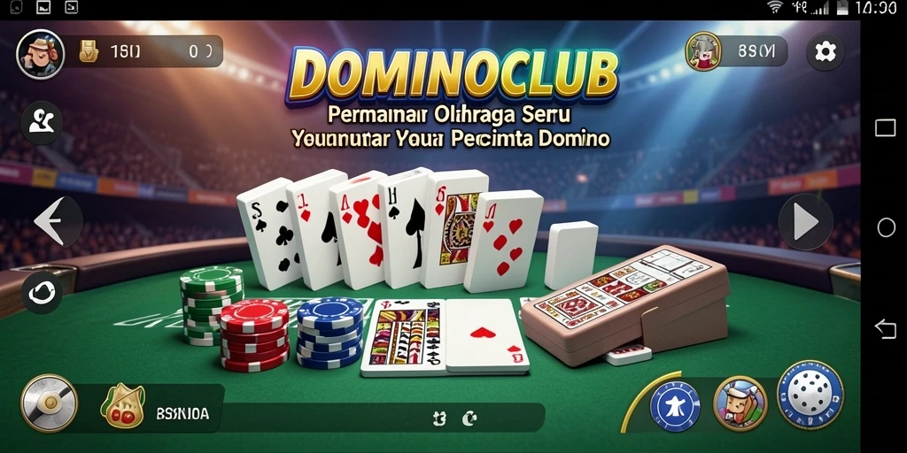 Tampilan menarik dari gameplay DOMINOCLUB yang mendebarkan.