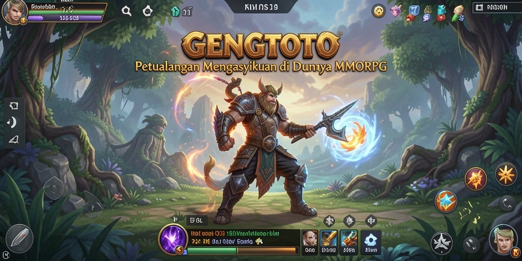 Screenshot GENGTOTO menampilkan aksi seru dalam permainan MMORPG.