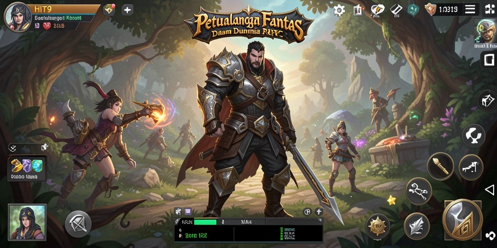 Gameplay HIT9 menampilkan aksi seru dan eksplorasi dunia yang luas.