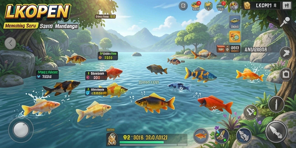Tangkapan besar dalam gameplay LKOPEN yang seru.