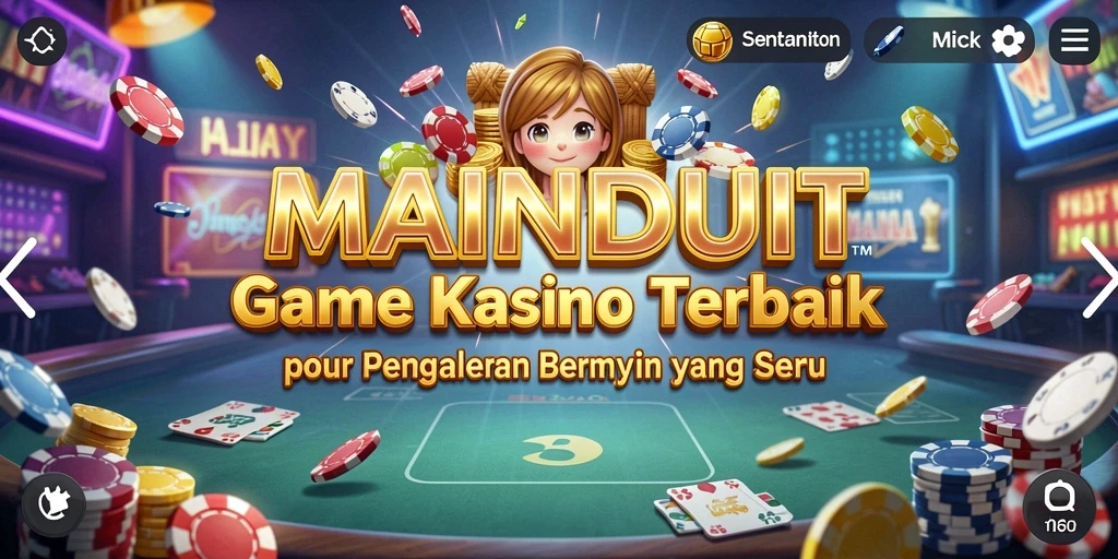 Screenshot gameplay MAINDUIT menampilkan aksi seru permainan Kasino.