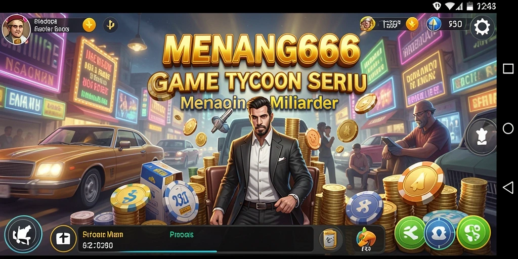 Tampilan seru gameplay Tycoon dalam MENANG666.
