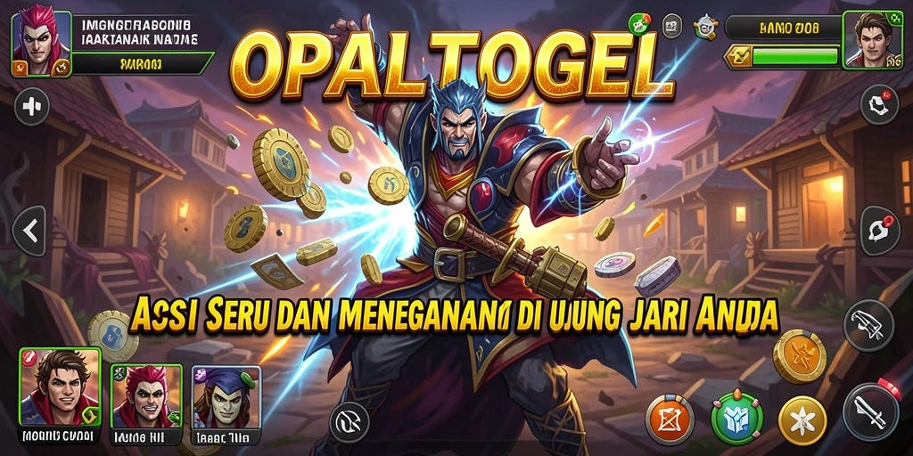 Tampilan mendebarkan dari gameplay OPALTOGEL yang penuh aksi.