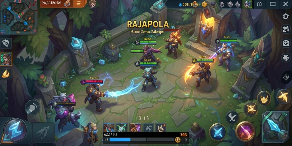 Gameplay seru dan menegangkan di RAJAPOLA.