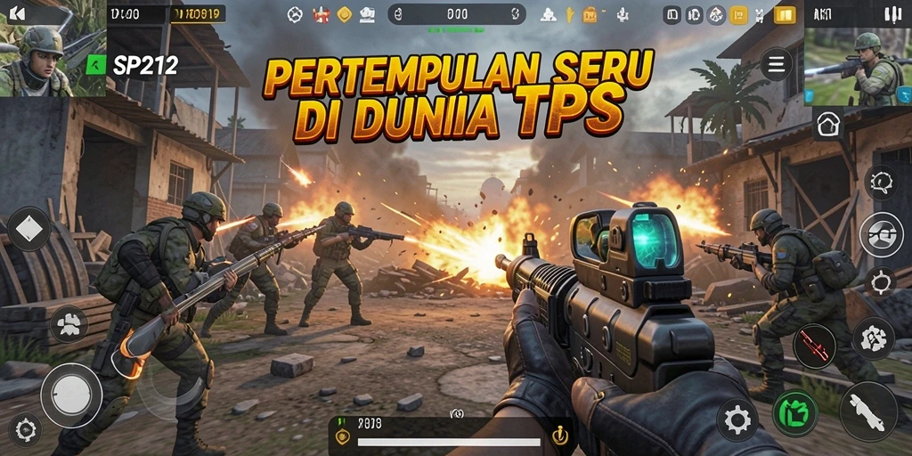 Tampilan gameplay SP212 dengan aksi pertempuran yang intens.