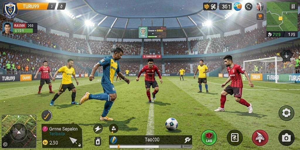 Tampilan gameplay TURU99 yang menegangkan dan realistis.