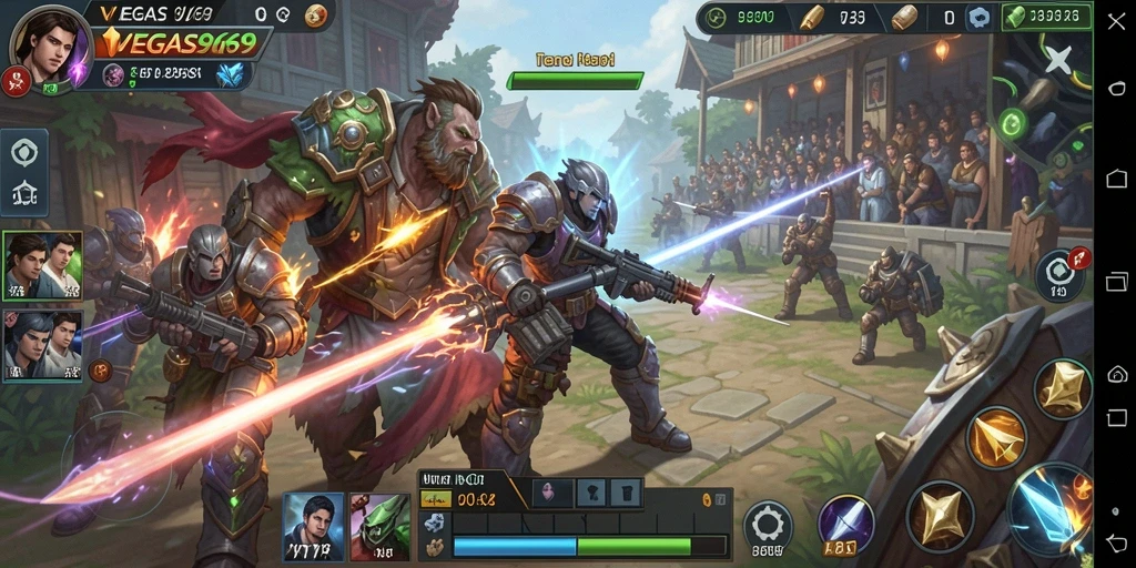 Tampilan gameplay <strong>VEGAS969</strong> yang memukau dan strategis.